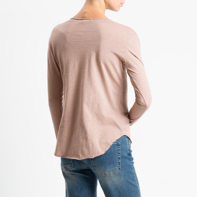 Zeroassoluto-T-shirt girocollo - rosa