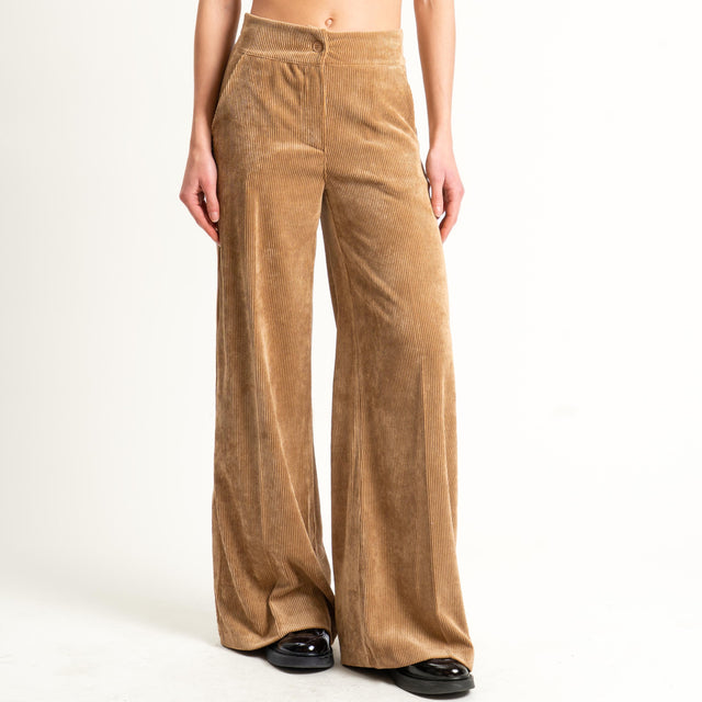 Zeroassoluto- Pantalone ANDY velluto 500 righe - camel