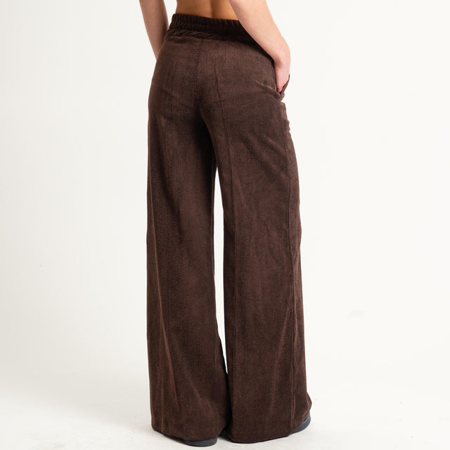 Zeroassoluto- Pantalone ANDY velluto 500 righe - moro