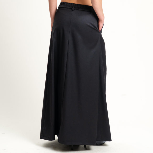 Zeroassoluto-Gonna ANIA elastico dietro - nero