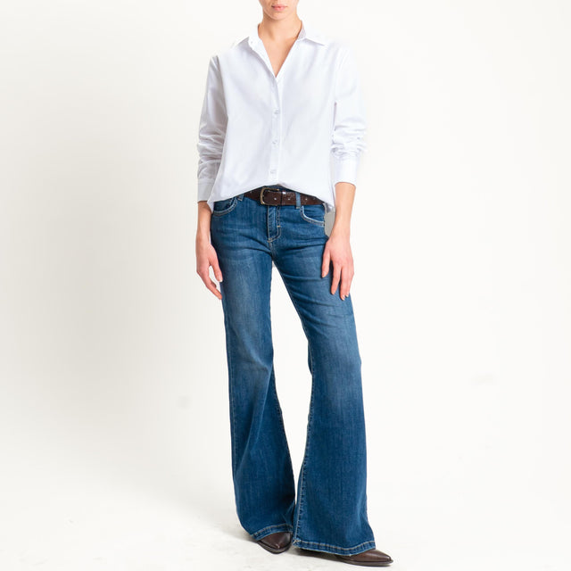 Zeroassoluto-Camicia CAMY oxford 100% cotone - bianco