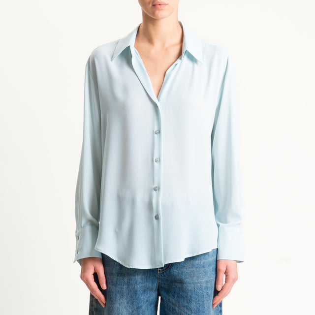 Zeroassoluto-Camicia CLAY MANO SETA - menta