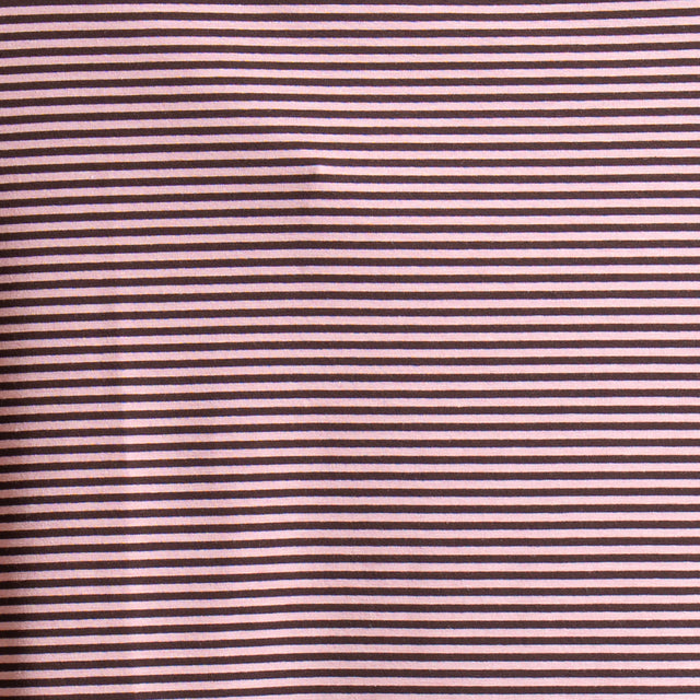 Zeroassoluto-T-shirt girocollo righe in jersey - moro/rosa