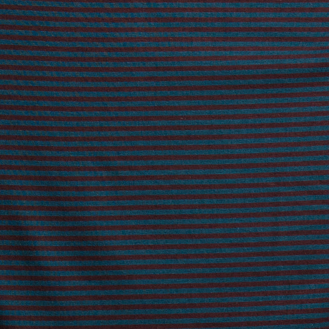 Zeroassoluto-T-shirt girocollo righe in jersey - ottanio/moro