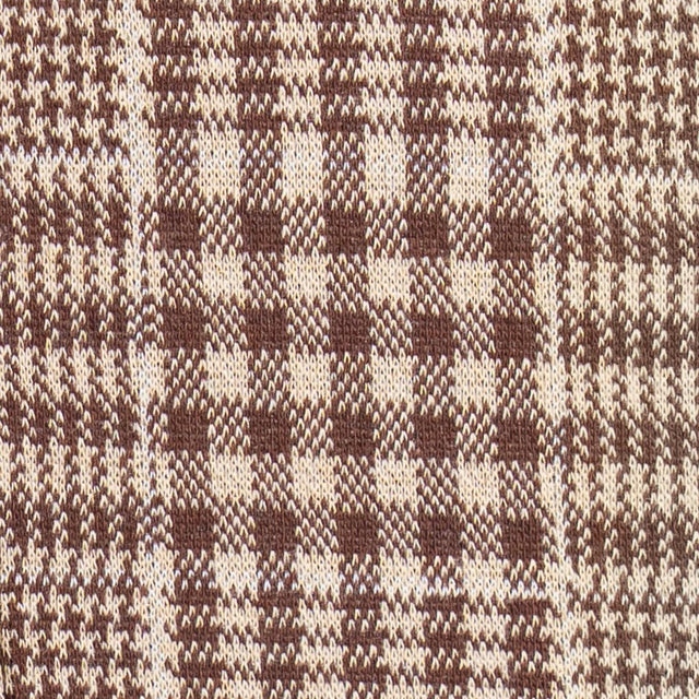 Zeroassoluto-Giacca JIN elasticizzata - check choco/sand