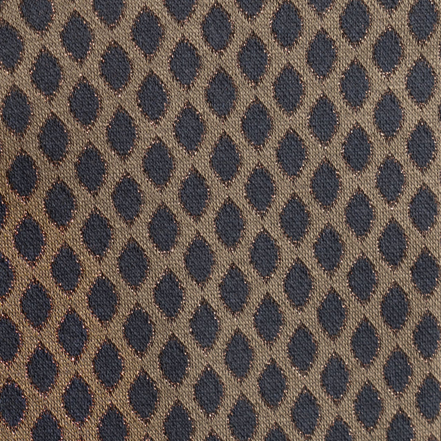 Zeroassoluto-Giacca JIN elasticizzata - ovale lurex olio/blu