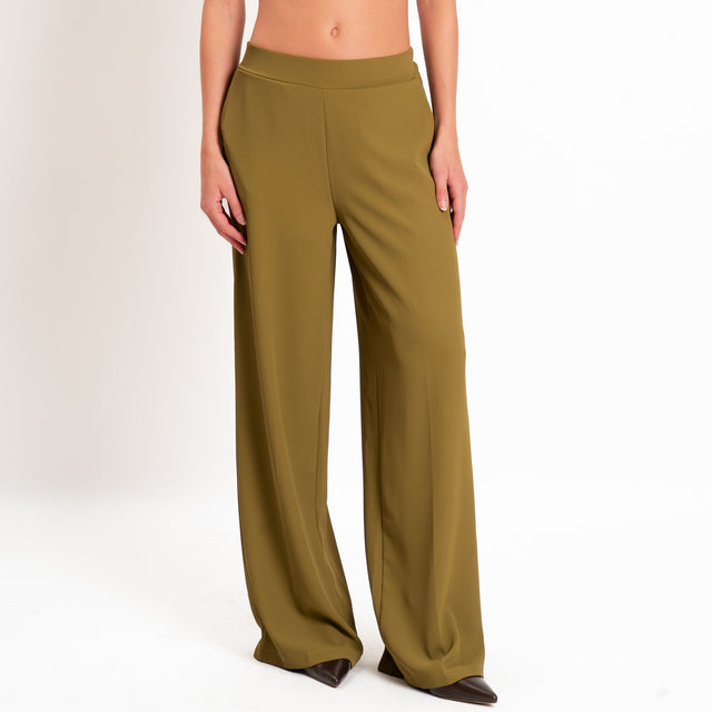 Zeroassoluto-Completo giacca + pantalone tessuto fluido - olio