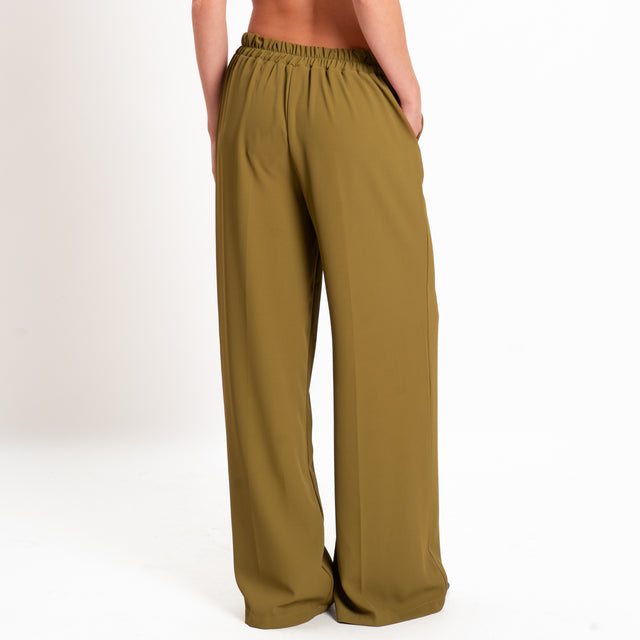 Zeroassoluto-Completo giacca + pantalone tessuto fluido - olio