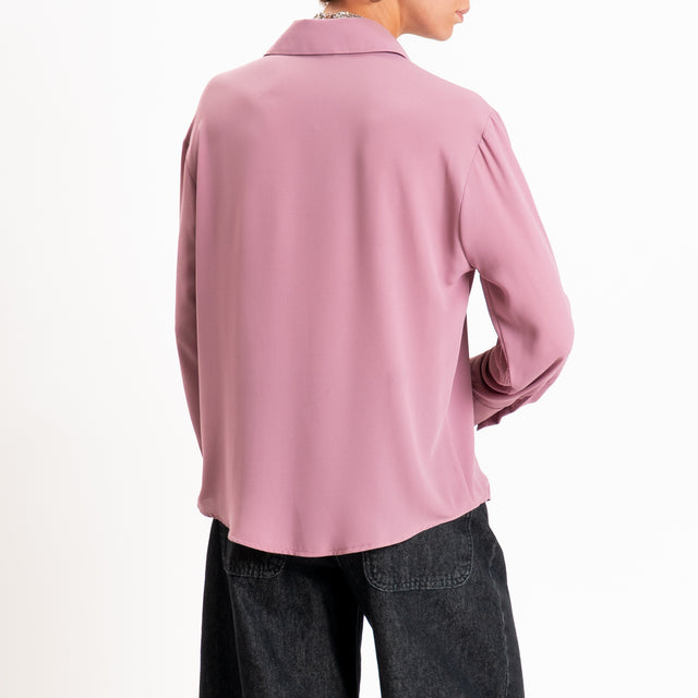 Zeroassoluto-Camicia CLAY MANO SETA - onion