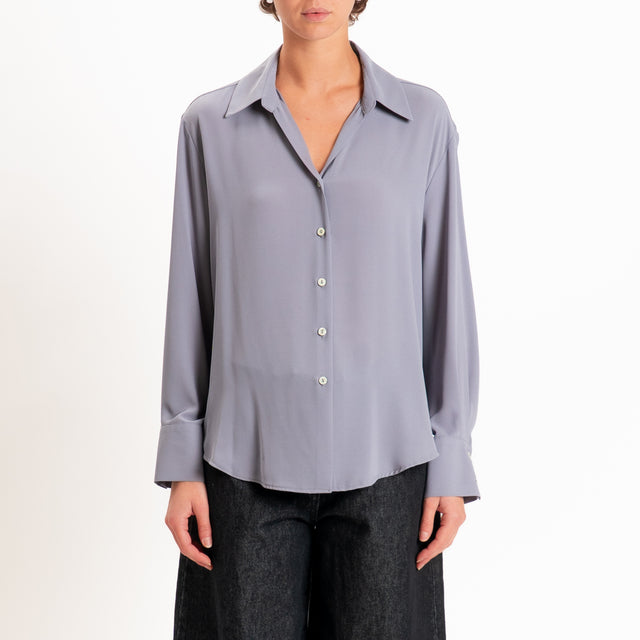 Zeroassoluto-Camicia CLAY MANO SETA - iron