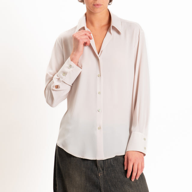 Zeroassoluto-Camicia CLAY MANO SETA - rose cream