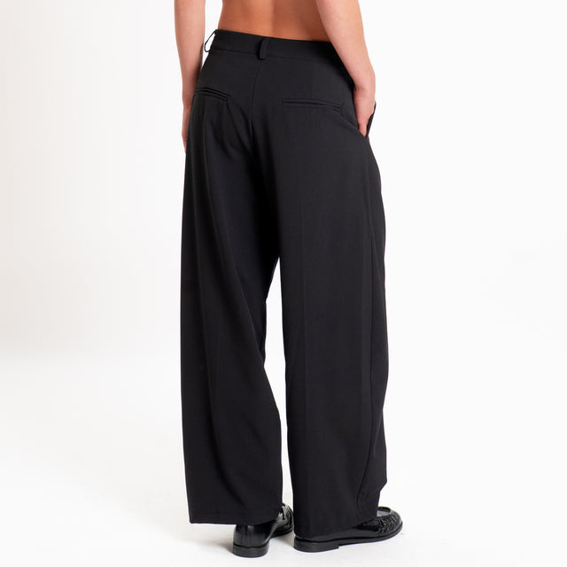 Zeroassoluto-Pantalone GENNY comfort elasticizzato - Nero