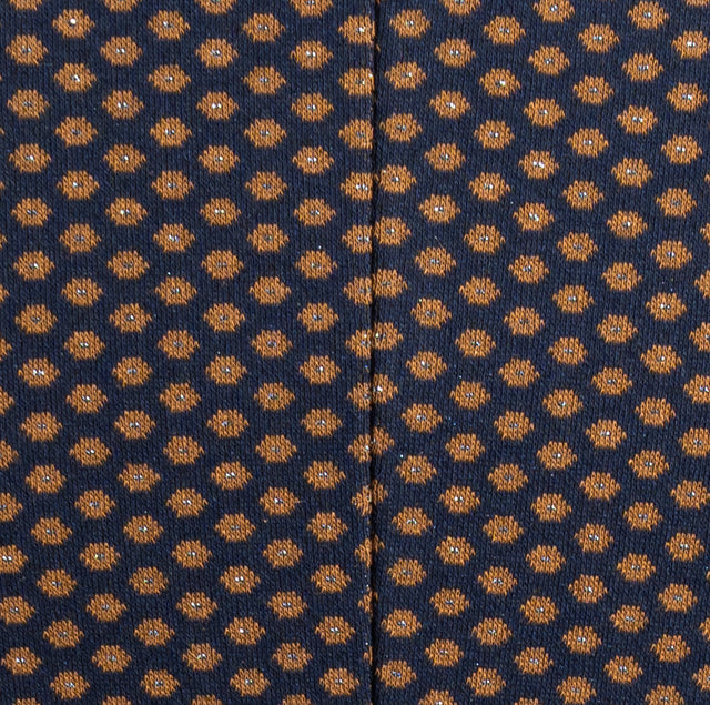 Zeroassoluto-Giacca JIN elasticizzata - geometrica blu/biscotto/jeans
