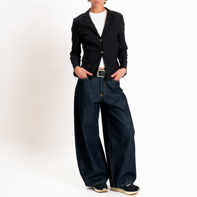 Zeroassoluto-Giacca JULIE tessuto comfort stretch - nero