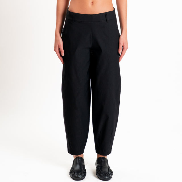 Zeroassoluto-Pantalone LIA elasticizzato - nero