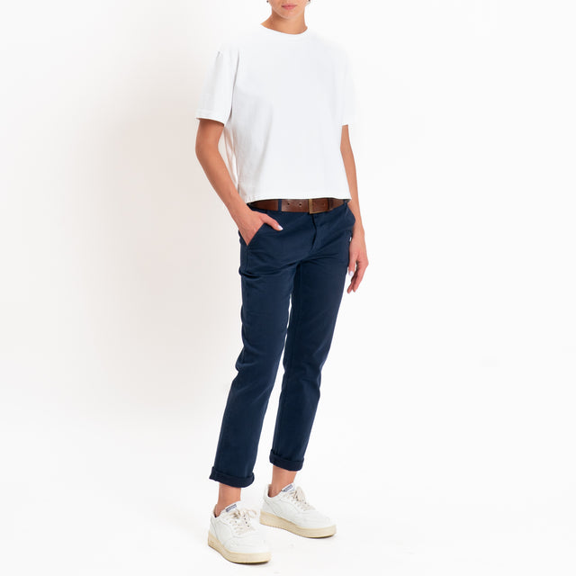 Zeroassoluto-Pantalone LOIS chino elasticizzato - blu