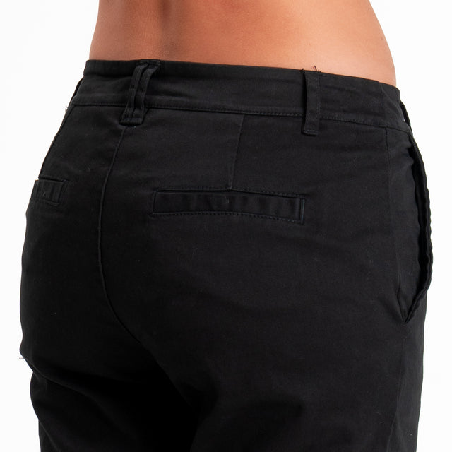 Zeroassoluto-Pantalone LOIS chino elasticizzato - nero