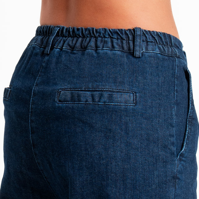 Zeroassoluto-Pantalone LOLA boyfriend tela jeans - denim