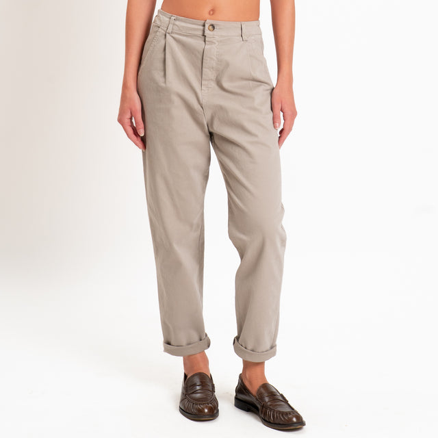 Zeroassoluto-Pantalone LOLA elastico dietro - stone