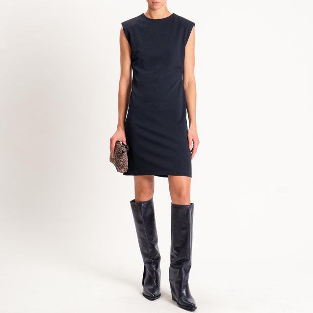 Zeroassoluto-Abito ALBA scuba crêpe elasticizzato - nero