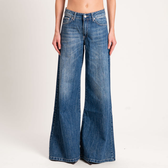 Zeroassoluto-Jeans ANGEL wide leg fit - denim