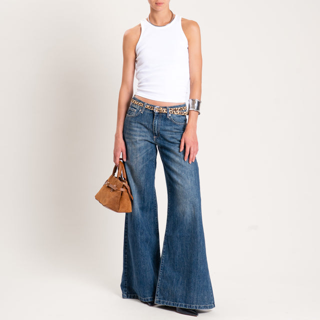 Zeroassoluto-Jeans ANGEL wide leg fit - denim