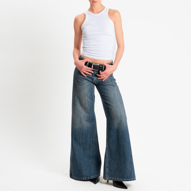 Zeroassoluto-Jeans ANGEL wide leg fit - denim