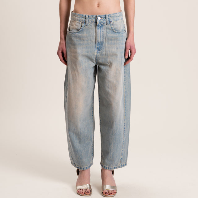 Zeroassoluto-Jeans ANKLE mom fit - denim sfumato