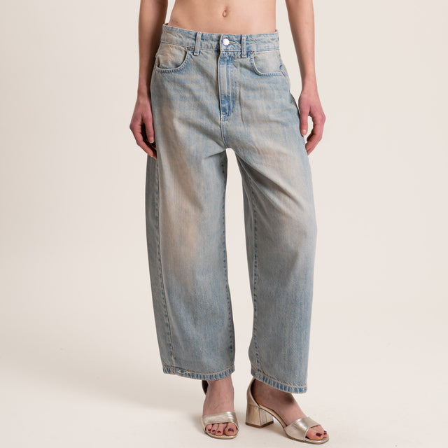 Zeroassoluto-Jeans ANKLE mom fit - denim sfumato