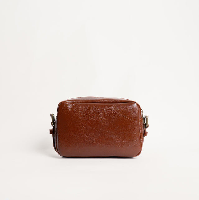Zeroassoluto-Borsa tracolla genuine leather high quality VINTAGE LOOK - cuoio