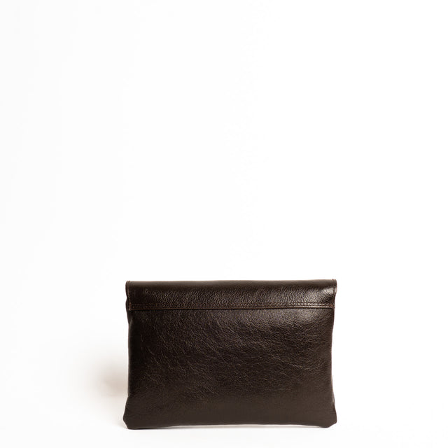 Zeroassoluto-Pochette genuine leather high quality - moro