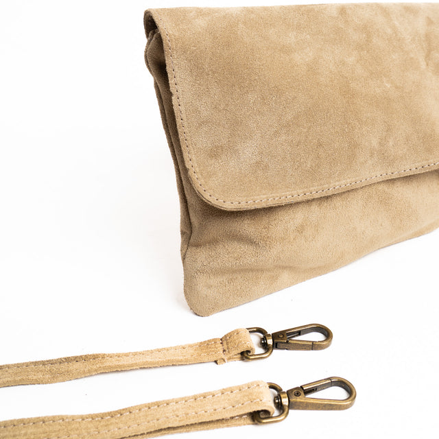 Zeroassoluto-Pochette top grain leather - beige