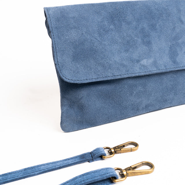 Zeroassoluto - Top grain leather pouch - jeans