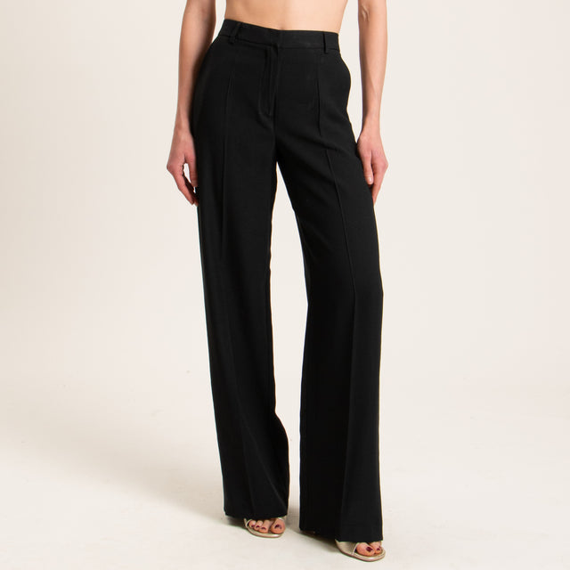 Zeroassoluto-Pantalone BERYL palazzo - nero
