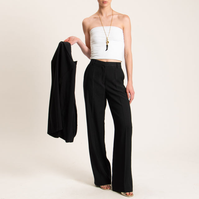 Zeroassoluto-Pantalone BERYL palazzo - nero