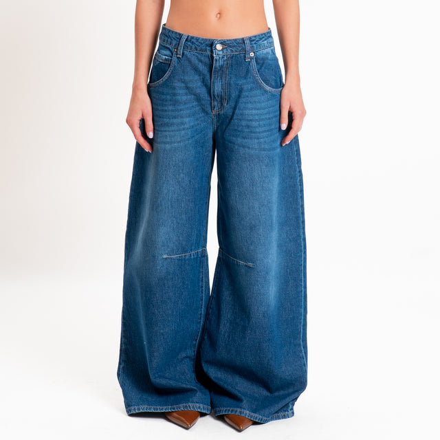 Zeroassoluto-Jeans BETA barrel relaxed fit - denim