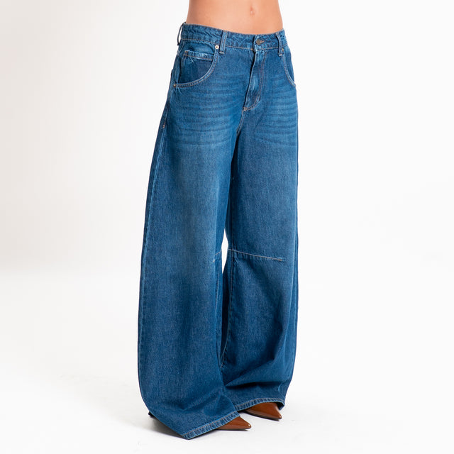 Zeroassoluto-Jeans BETA barrel relaxed fit - denim