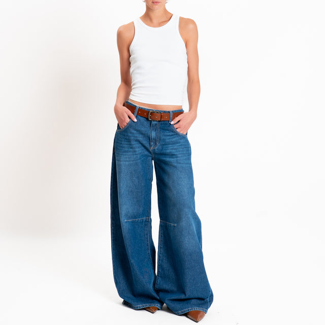 Zeroassoluto-Jeans BETA barrel relaxed fit - denim