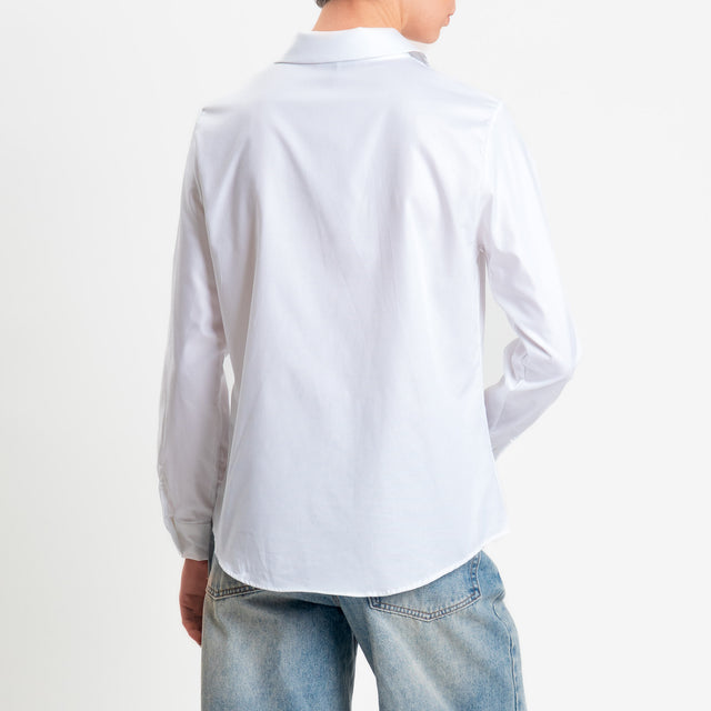 Zeroassoluto-Camicia CATY oxford 100% cotone - bianco
