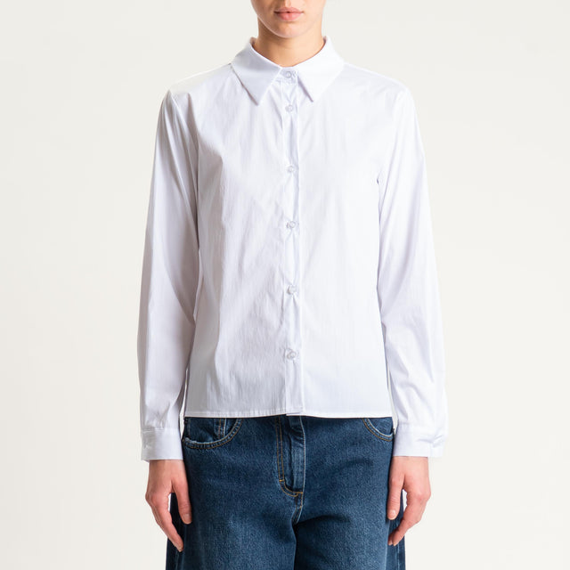 Zeroassoluto-Camicia a scatola - bianco