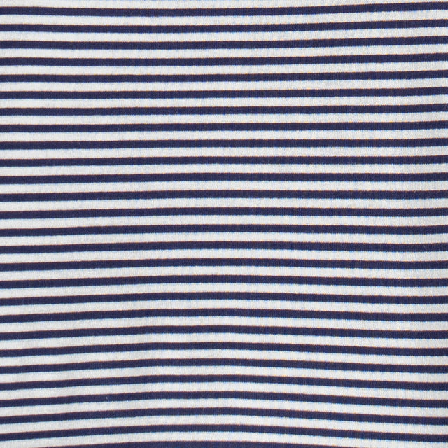 Zeroassoluto-T-shirt CLOE righe in jersey elasticizzato - blu/latte