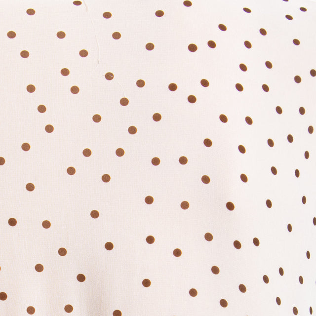 Zeroassoluto-Camicia CLAY Fantasia 100% viscosa - pois burro/moro