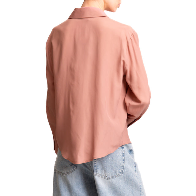 Zeroassoluto-Camicia CLEO MISTO SETA - blush
