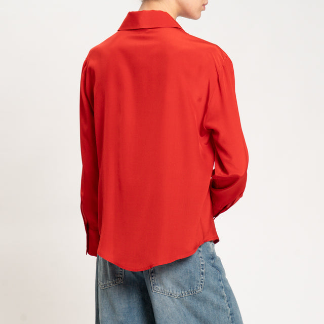 Zeroassoluto-Camicia CONNY PURA SETA - red