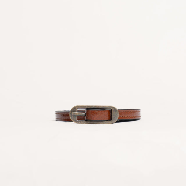 Zeroassoluto-Cintura fina genuine leather high quality - cuoio