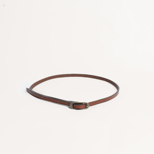 Zeroassoluto-Cintura fina genuine leather high quality - cuoio