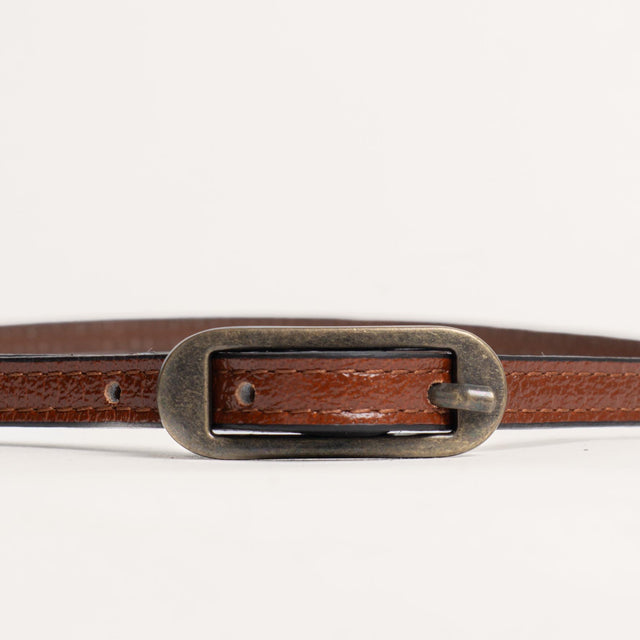 Zeroassoluto-Cintura fina genuine leather high quality - cuoio