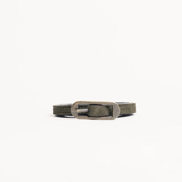 Zeroassoluto-Cintura fina genuine leather high qua - militare