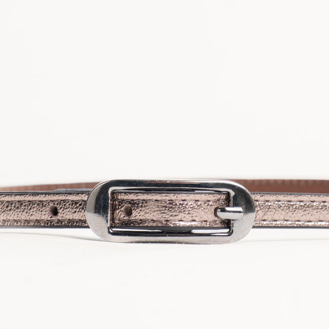 Zeroassoluto-Cintura fina genuine leather - bronzo