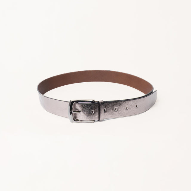 Zeroassoluto-Cintura laminata genuine leather high quality - bronzo